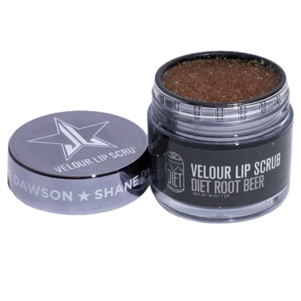 NIB Jeffree Star Velour Lip Scrub - Diet Root Beer - Picture 2 of 7